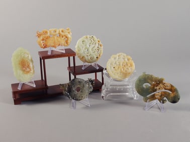 Lots Chinese fine carvings