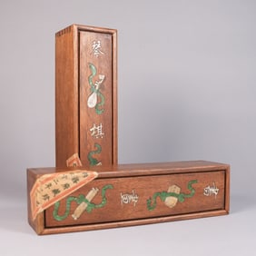 Lots Chinese scrolls in box