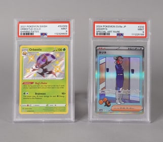 Lots Pokemon cards PSA graded