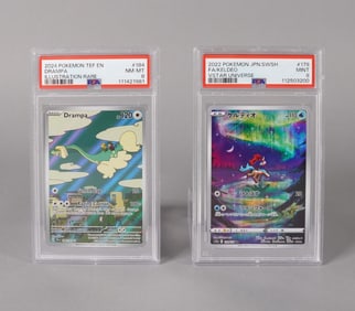 Lots Pokemon cards PSA graded