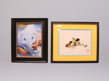 Walt Disney framed cel