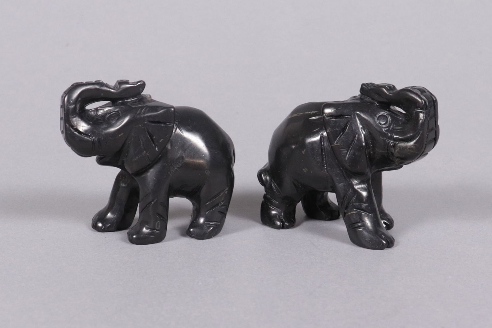 2 Asian carved elephant: 2 Asian carved elephant.