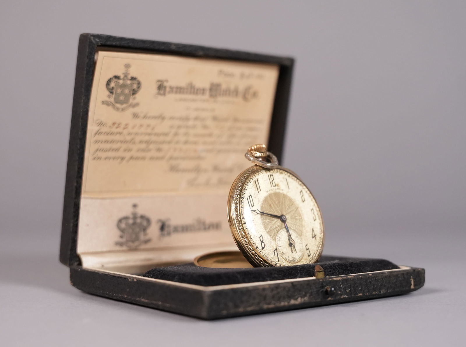 A vintage Hamilton pocket watch (1 of 9)