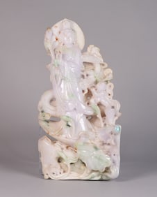 Chinese jadeite carved figure