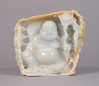 Chinese fine jadeite buddha