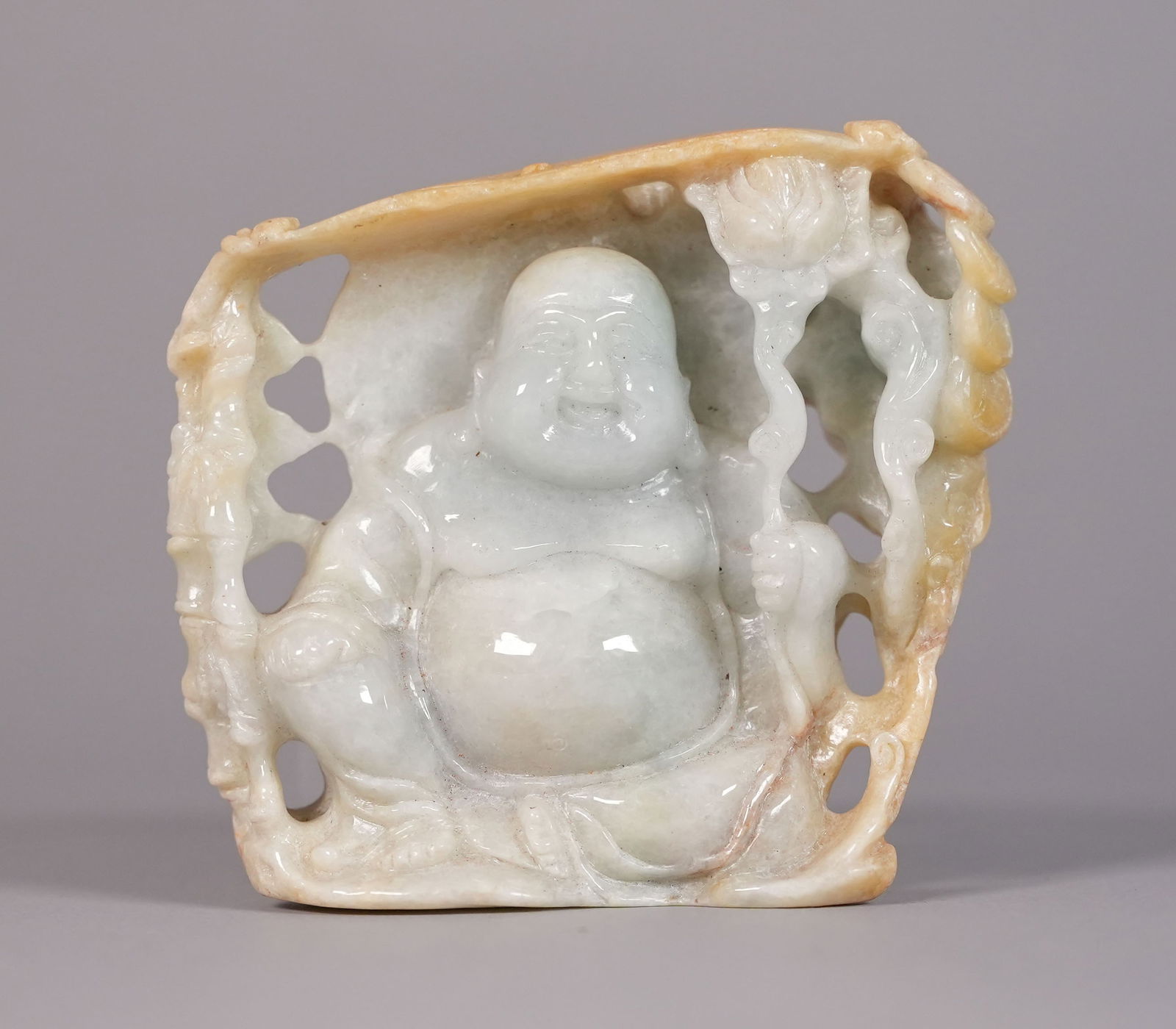 Chinese fine jadeite buddha (1 of 7)