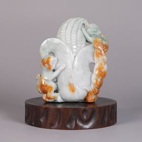 Chinese jadeite boulder