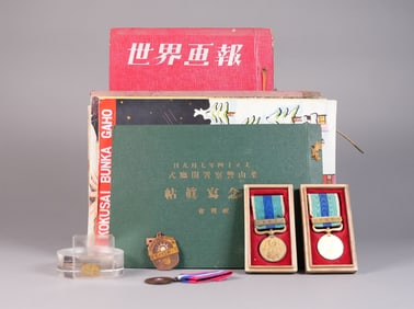 Lots antique medals and others