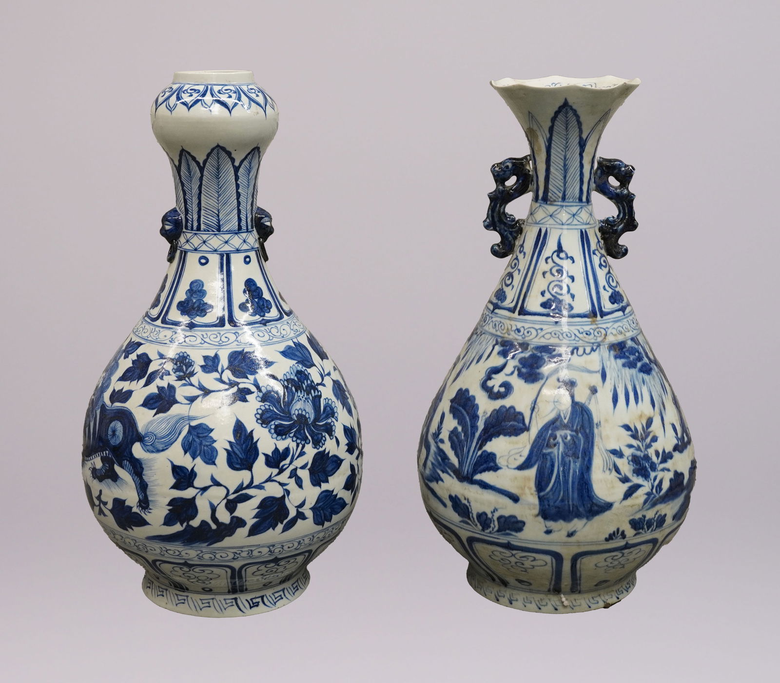 2 Chinese tall fine vase (1 of 8)