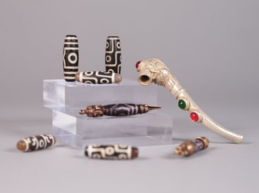 Lots Tibetan dzi beads