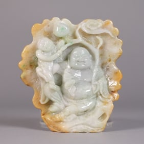 Chinese jadeite buddha