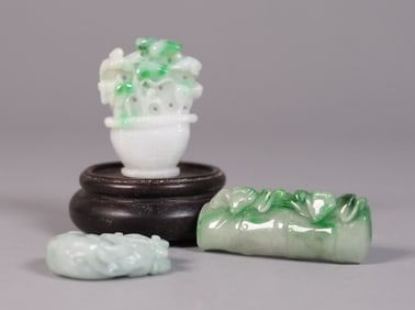 Lots Chinese jadeite carvings