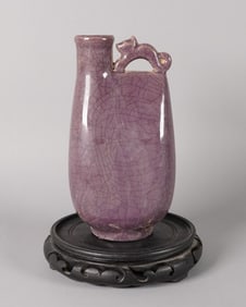Chinese fine purple vase