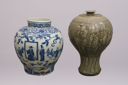 Lots Chinese large vase