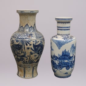 Lots Chinese tall vase