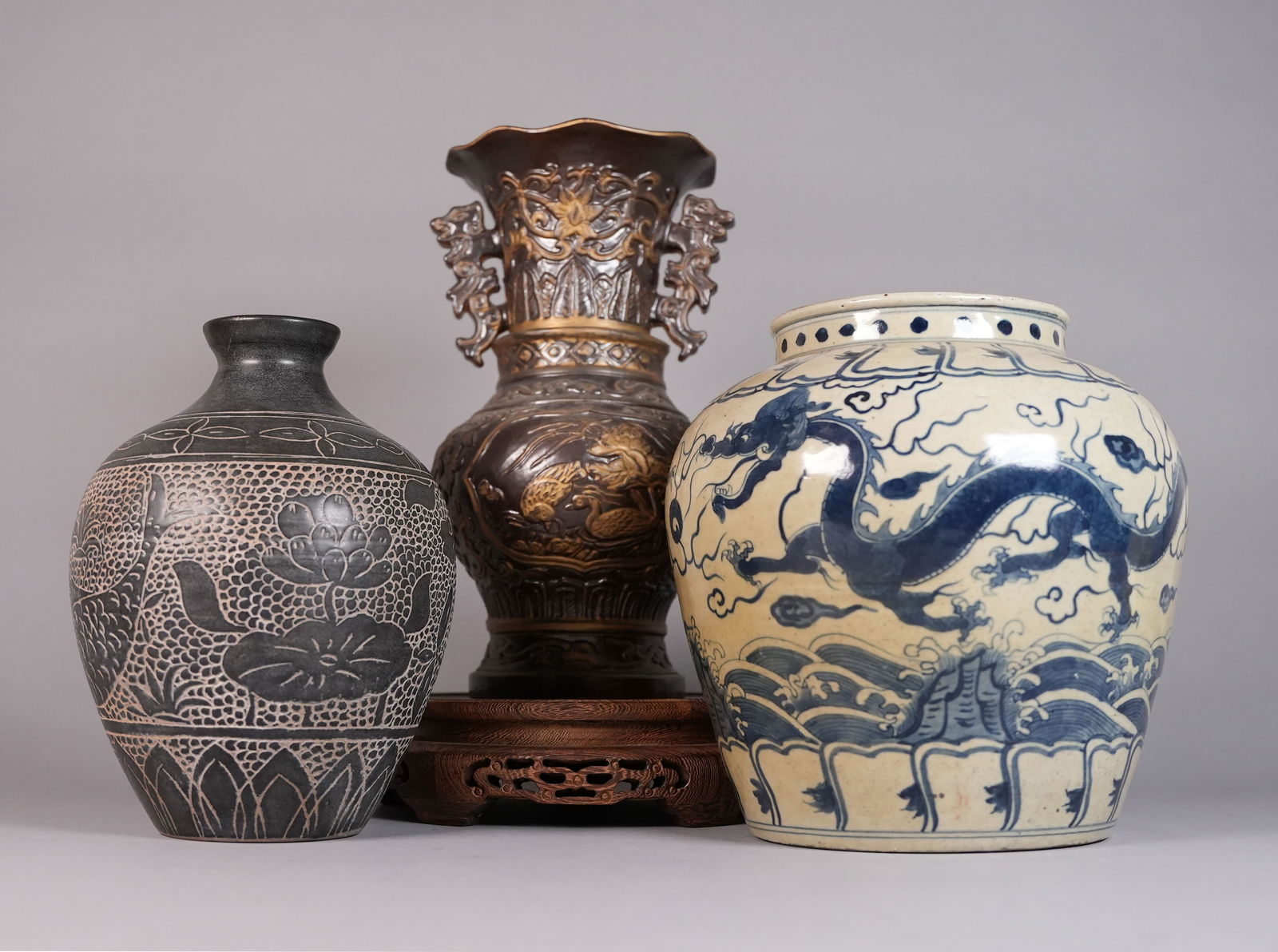 Lots Chinese large vase (1 of 7)