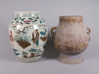 Lots Chinese large vase