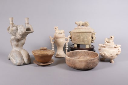 Lots Chinese finial items
