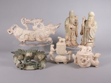 Lots Chinese large carvings