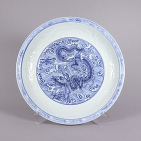 Chinese fine dragon charger
