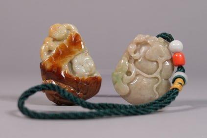 Lots Chinese jadeite carvings