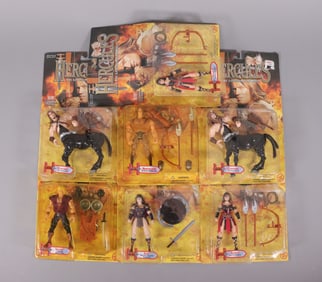 Lots vintage action figures in box