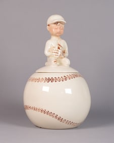 A vintage McCoy cookie jar
