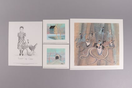 Lots P Buckley Moss lithograph numbered