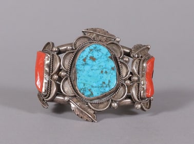 Vintage sterling turquoise bracelet