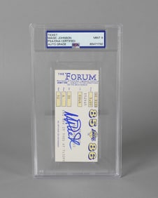 PSA Magic Johnson signed ticket