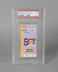 PSA Lakers 1998-1999 game 2 ticket