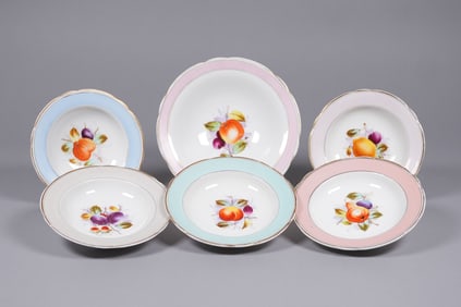 Lots antique KPM hand painted porcelains