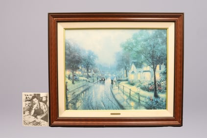 Thomas Kinkade framed art