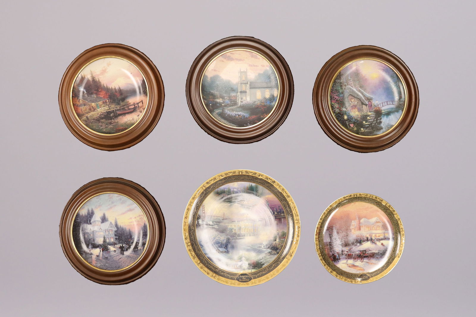 Lots Thomas Kinkade plate (1 of 6)