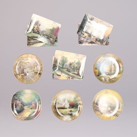 Lots Thomas Kinkade plate