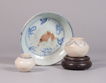 Lots Asian antique pottery