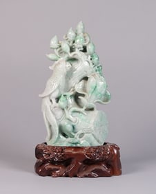 Chinese fine jadeite boulder