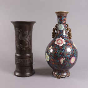 Lots Chinese tall vase