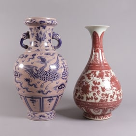 Lots Chinese tall vase