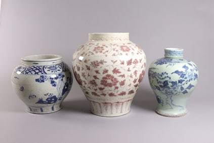 Lots Chinese large jar vase