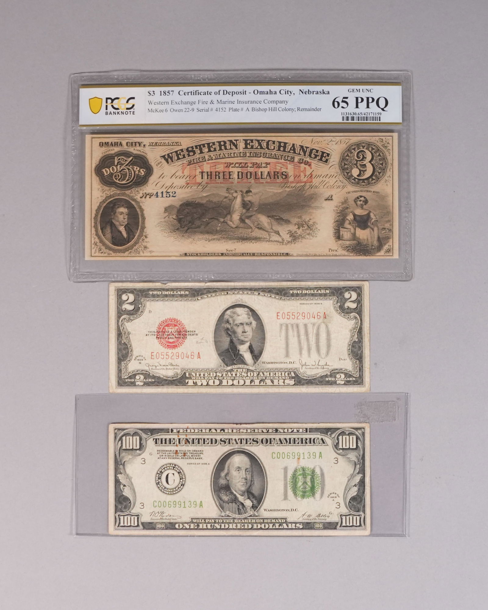 Lots antique U.S. currency (1 of 7)