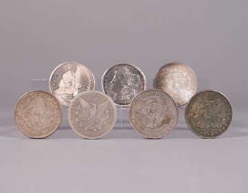 Lots U.S. antique silver coins