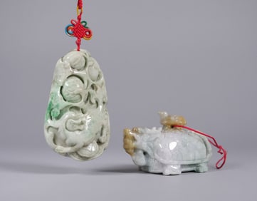 Lots Chinese jadeite carvings