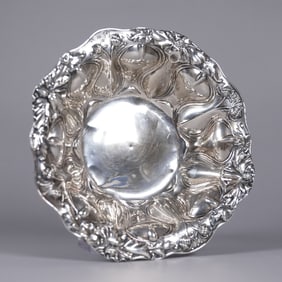 Antique European silver plate dated 1809
