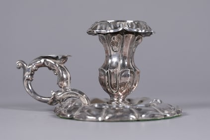 Antique European candle holder