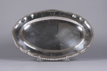 PAUL STORR GEORGE III SILVER TRAY dated 1809