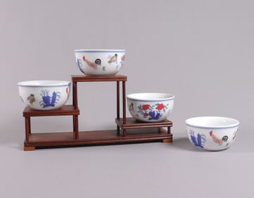Lots Chinese fancy cups