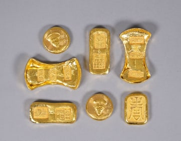 Lots Chinese fine ingots