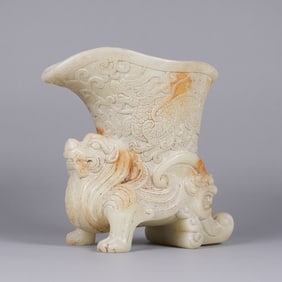 Chinese jade like vessel