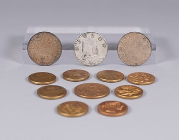 Lots fine estate coins ungraded